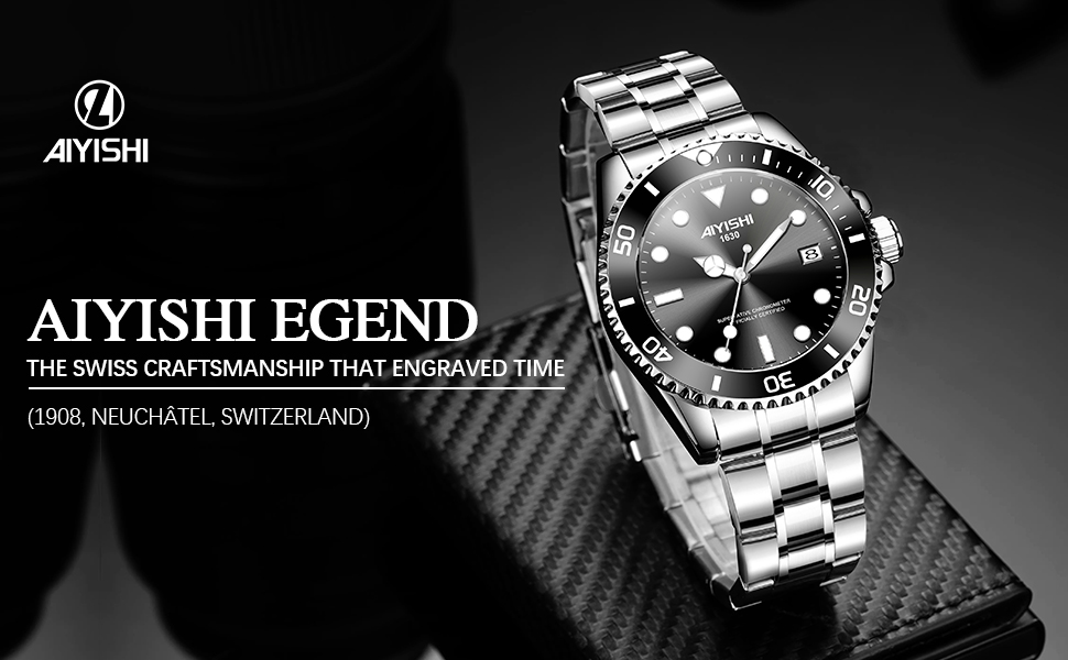Amazon.com: AIYISHI Luxury Mens Watch Waterproof Analog Quartz